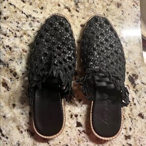 Free People Mirage Fringed Mules ~Including Shoebox.